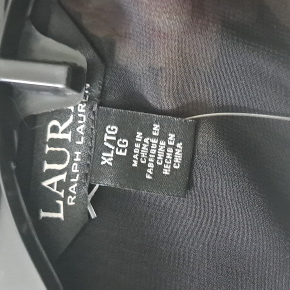 Lauren Ralph Lauren Floral Ruffle-Trim Georgette Blouse - Picture 6 of 7